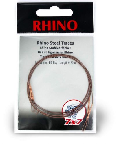 0,38mm Rhino Steel Trace 7x7 0,7m 5kg 2 pieces