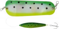 20cm Flasher with Softfish Lure gold/green dolphin 0,60mm 1 pieces
