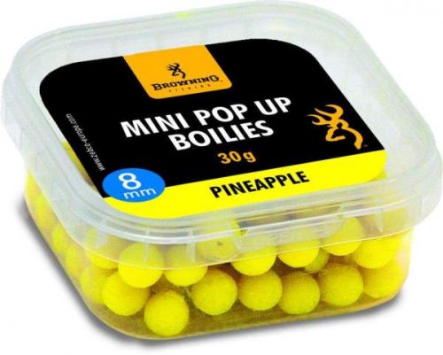 Mini Pop-up Boilie, pre-drilled yellow Pineapple 8mm 30g