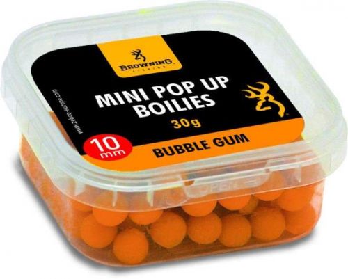 Mini Pop-up Boilie, pre-drilled orange Bubble Gum 10mm 30g
