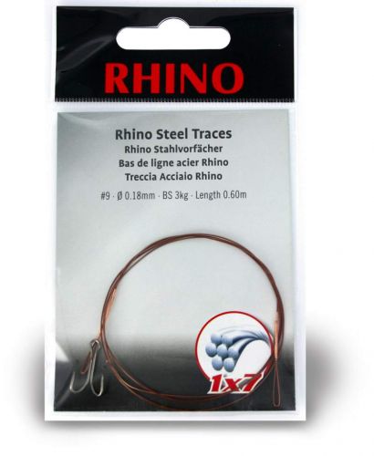 #7 Rhino Steel Trace 1x7 5kg 0,21mm 1 pieces 0,6m