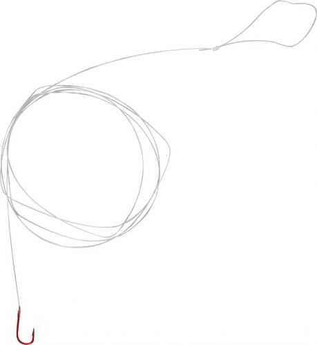 #14 Feeder Sensitive hook-to-nylon red 4lbs 0,14mm 60cm 8 pieces