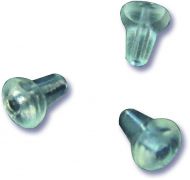 Hook stopper beads transparent 20pcs