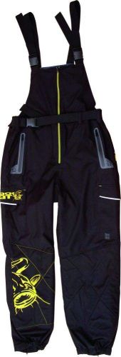L Rain Bib'N'Brace black/yellow