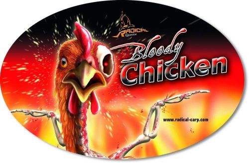 Sticker Bloody Chicken 14,5cm 9,5cm